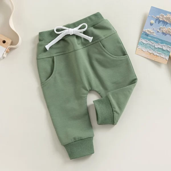 Toddler Baby Boy's Sweatpants Elastic Waist Drawstring - Image 3