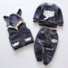 Cartoon Cat Hooded Vest Set - Image 15