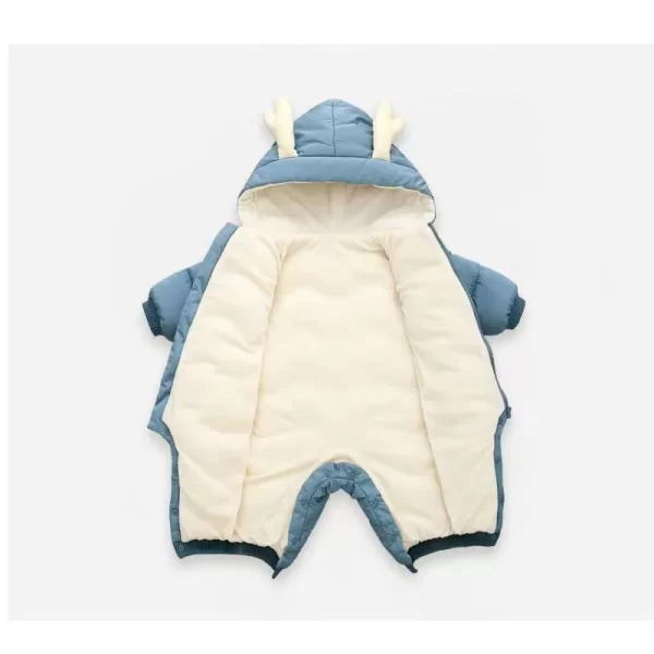 Infant Cozy One Piece Winter Onesie - Image 5