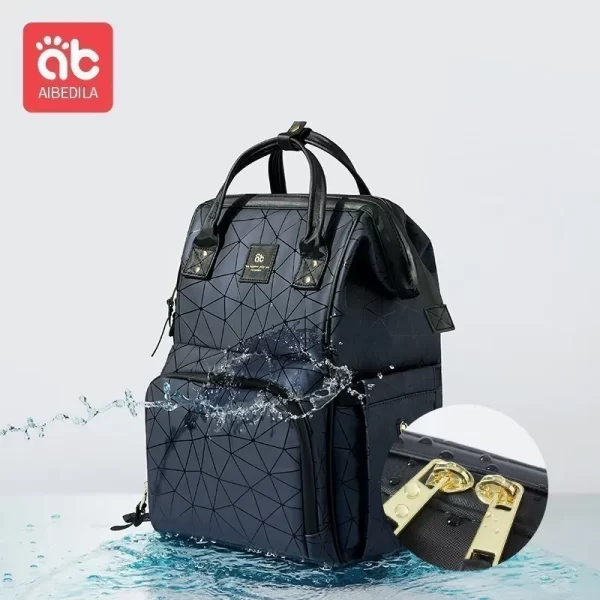 AIBEDILA Mommy Bag Waterproof Large Capacity Fashionable - Image 2