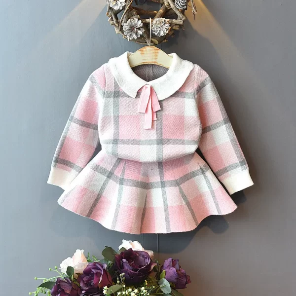 Fall toddler/girl sweaters  knitted set - Image 15