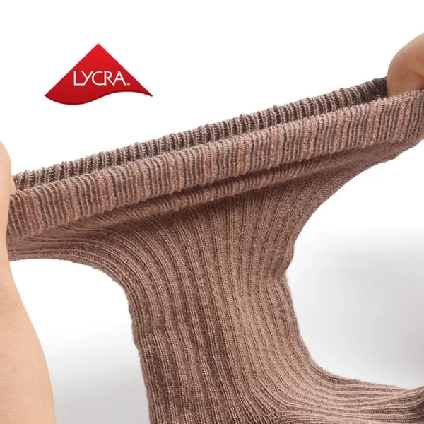 Children's Cotton Socks Knee High Ribbed - Image 6