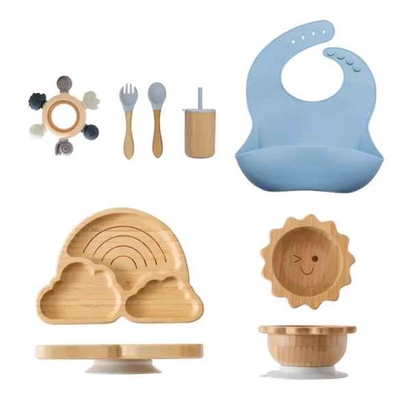 Bamboo Wooden Dinosaur Dinner Plate - Image 18