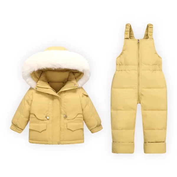 2Pcs Toddler Down Snowsuit 1-4Y - Image 6