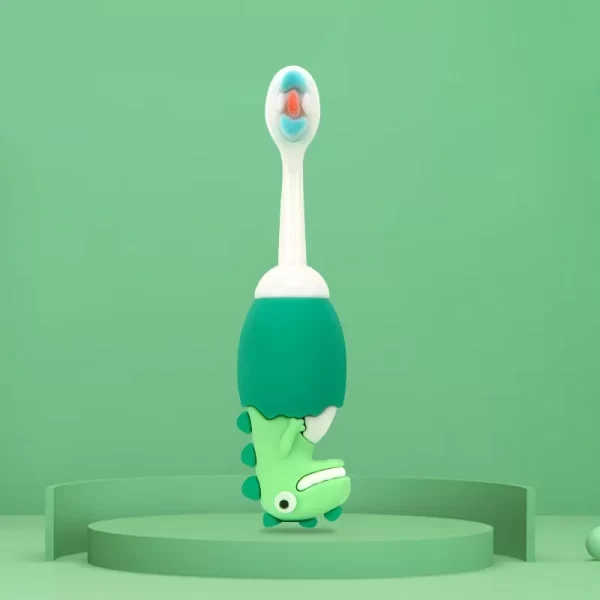 Kids Cartoon Toothbrush Soft Bristles and Anti Slide Handle - Image 3