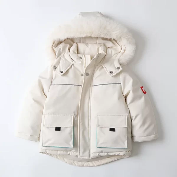 Cozy Winter Kid's Parka Coat Set Girls/Boys - Image 4