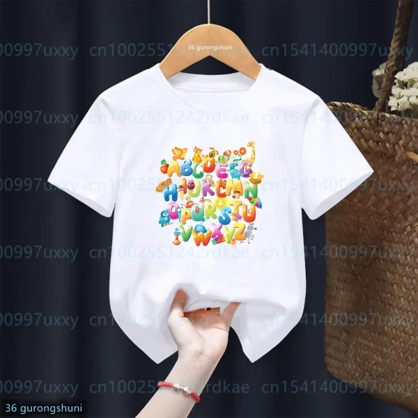 Cute Letter Printed T-Shirt Toddler