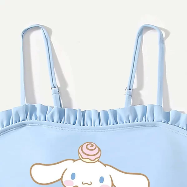 Cute 3Pcs Kid's Swimsuit Set Kuromi Cinnamoroll Girl - Image 5