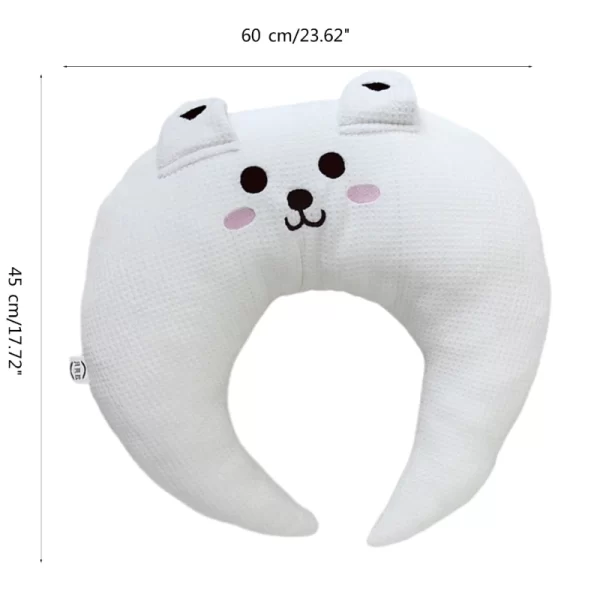 Moon Shape Sleeping Children's Headrest or Breastfeeding Pillow - Image 6