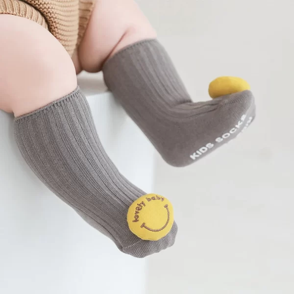 Candy Colors Baby Socks Anti Slip - Image 3
