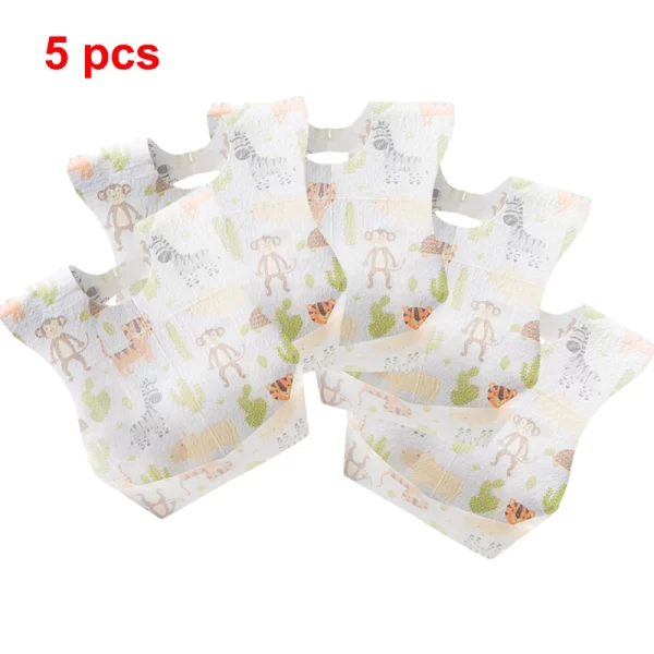 Disposable Waterproof Bib 5pk Baby Accessories - Image 8