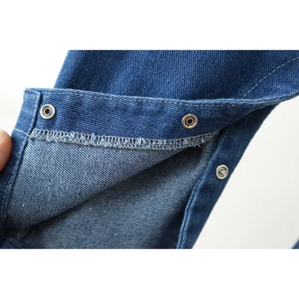 Kid's Baby Denim Overalls Cute Dinosaur Strap - Image 6