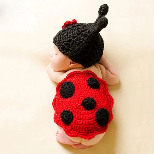 3pcs Baby Photography Set Wool Knitted Assorted - Image 7