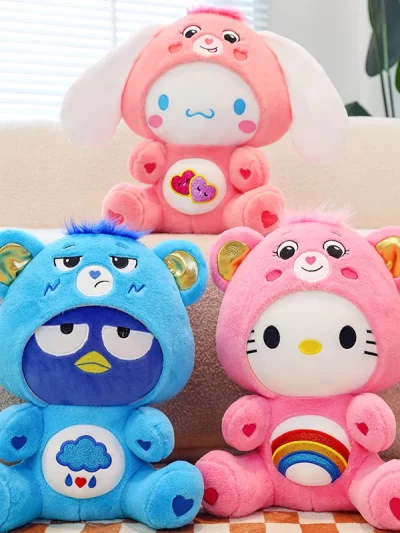 Hello Kitty Dressed as Care Bear Plush