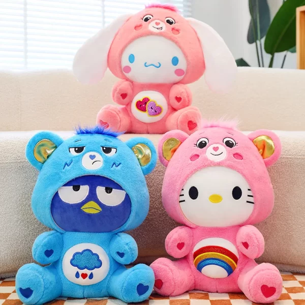 Hello Kitty Dressed as Care Bear Plush