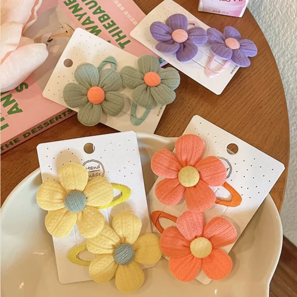 Flower Hairpin 4pc - Image 3