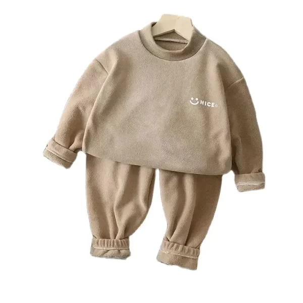 Children's Double Sided Velvet Pajamas - Image 10