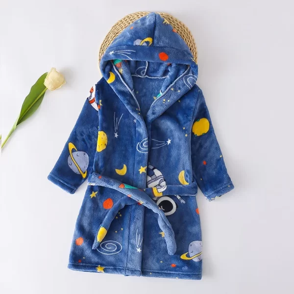 Warm Plush Robe Kids - Image 4