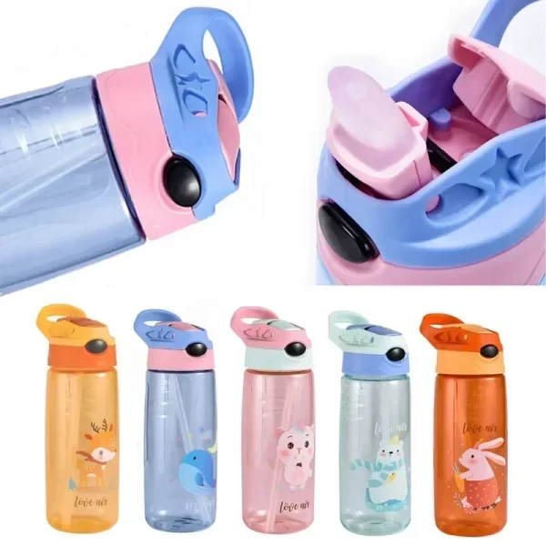480ML Kids Water Sippy Cup