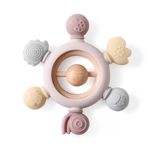 1pc Baby Car Steering Wheel Teether Infant Chewing Gum Silicone Teether Toys BPA Free Baby Accessory baby Teething Toys Gifts - Image 9
