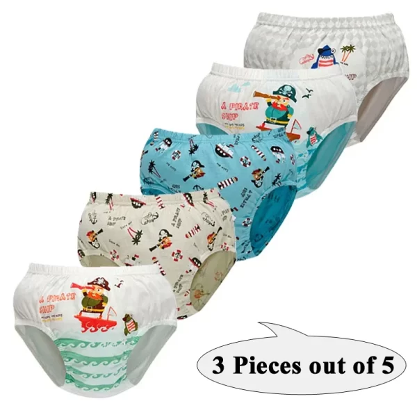 3 Pcs Boy's Underwear Cotton - Image 16
