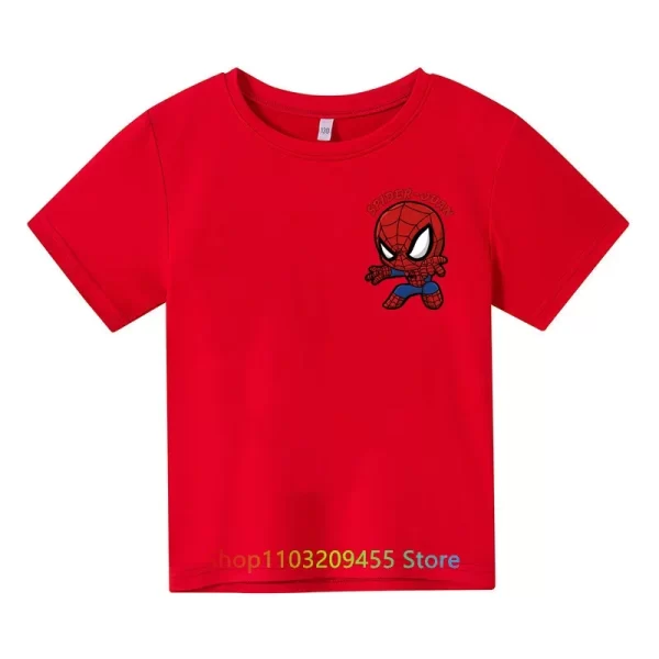 Kids Spiderman T-shirt - Image 6