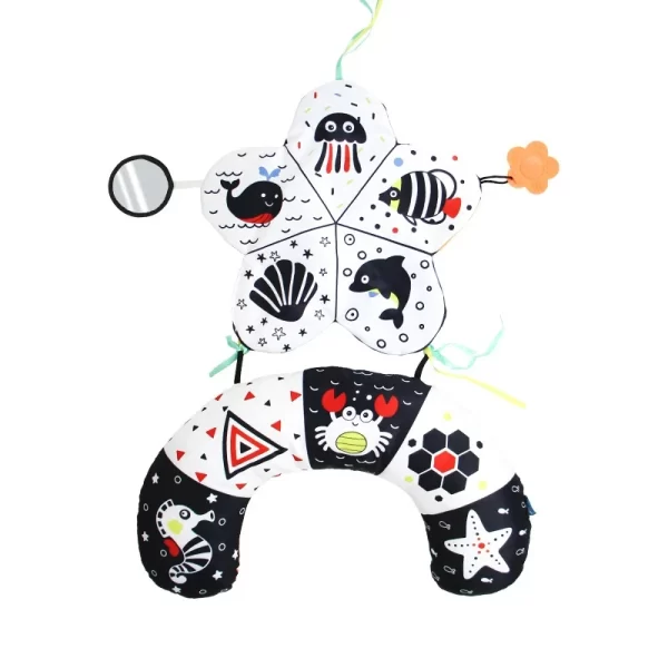 Baby Pillow Tummy Time High Contrast Sensory Toys - Image 8