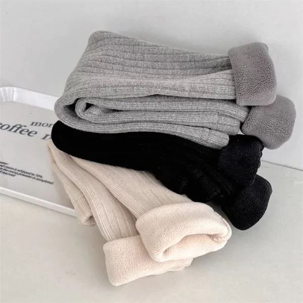 Girl's Warm Winter Leggings - Image 2