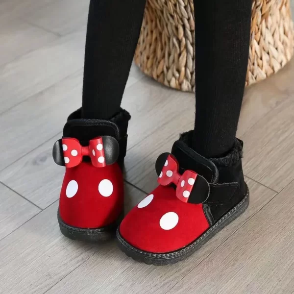 Minnie Mouse Children's Warm and Cozy Snow Boots - Image 8