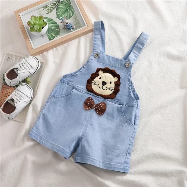 Cute Overall Jean Shorts - Image 16