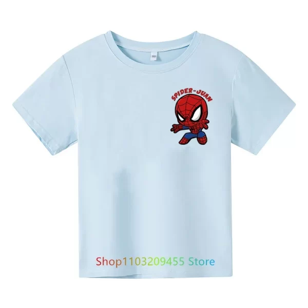 Kids Spiderman T-shirt - Image 3