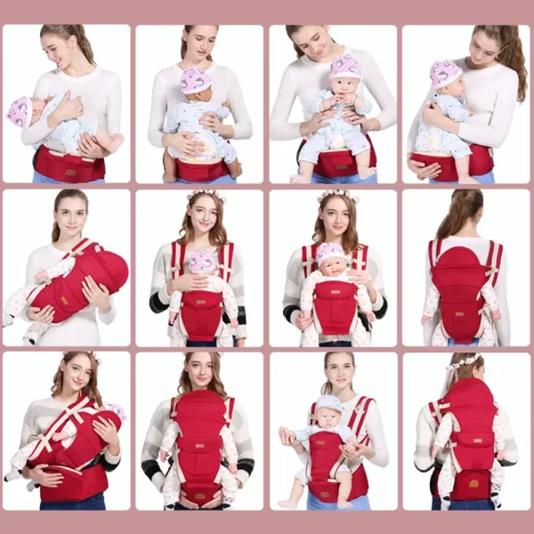 New Non-slip Ergonomic 3 In 1 Baby Carrier 0-48 Months - Image 2