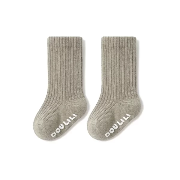 Children's Cotton Socks Knee High Ribbed - Image 13