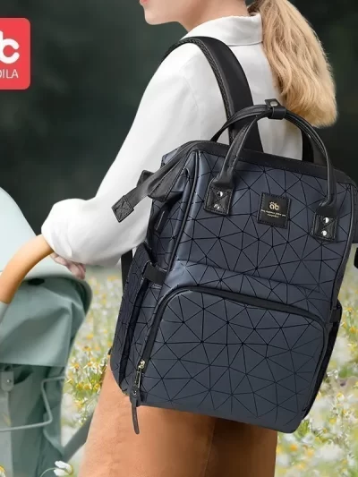 AIBEDILA Mommy Bag Waterproof Large Capacity Fashionable