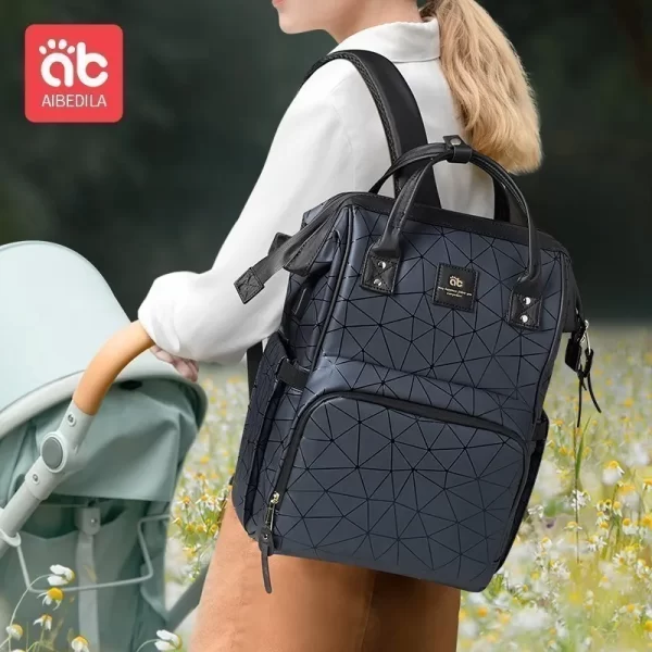 AIBEDILA Mommy Bag Waterproof Large Capacity Fashionable