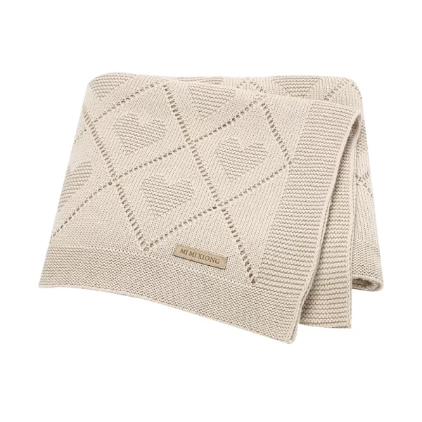 Baby Blankets Knitted Breathable Cotton - Image 8