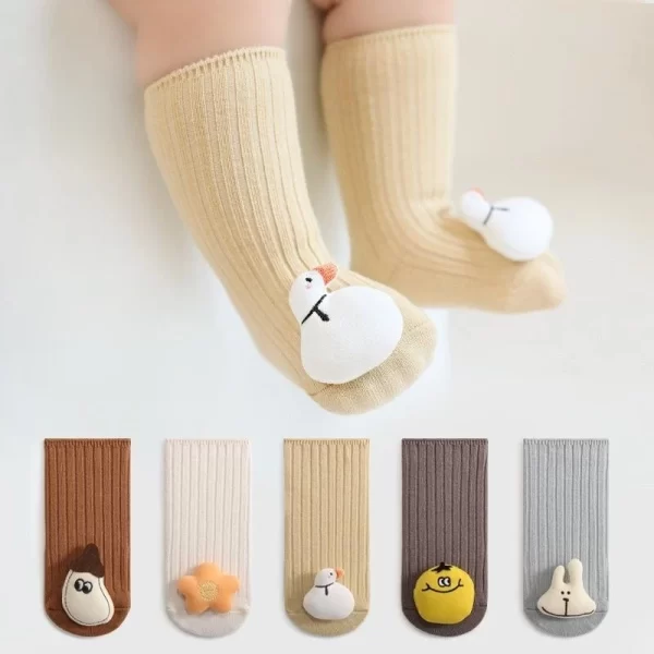 Baby Socks Girl's Combed Cotton Breathable
