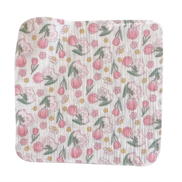 Cotton 4 Layer Muslin Baby Burping Bibs - Image 22