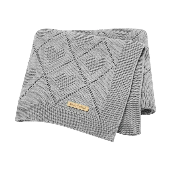Baby Blankets Knitted Breathable Cotton - Image 15