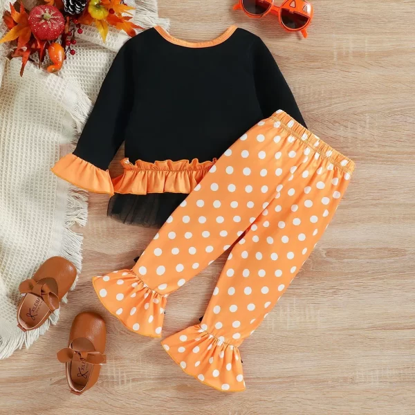Halloween Clothes Girls Flare Sleeve/Bell Bottoms - Image 3
