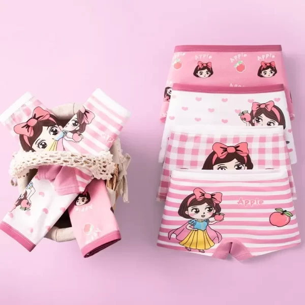 Cute Cotton Girl's Boxer Briefs - Image 3