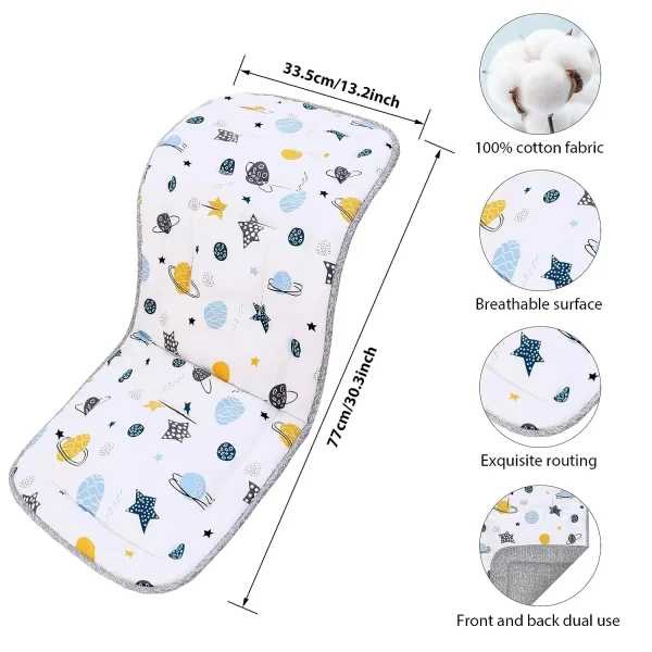 Stroller Seat Liner for Baby Pushchair Cart - Image 4