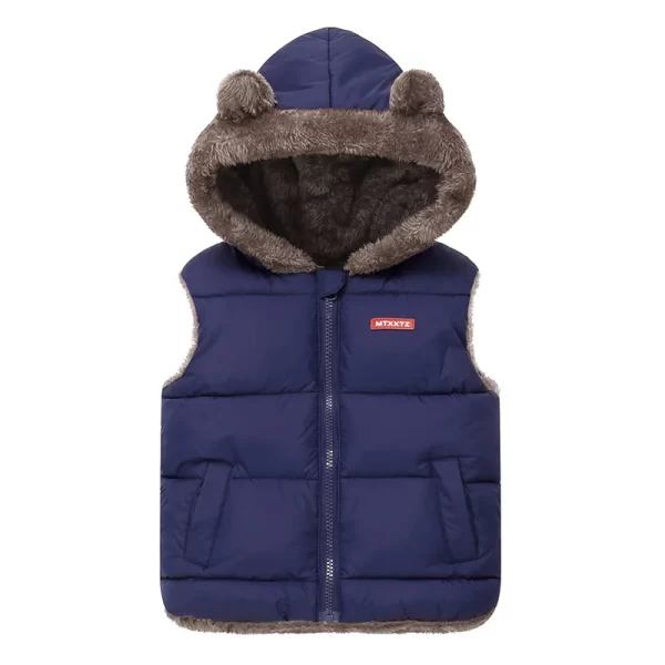 Winter Padded Hooded Vest - Image 4