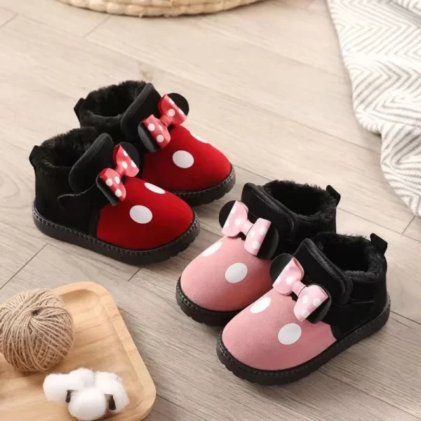 Minnie Mouse Children's Warm and Cozy Snow Boots - Image 4