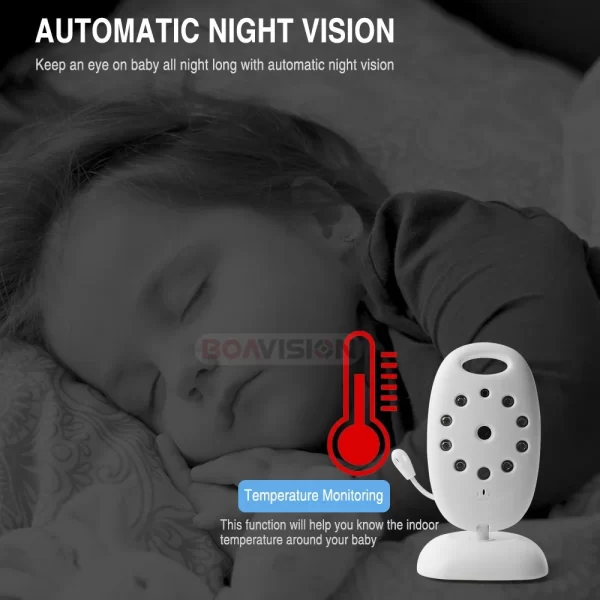 Video Baby Monitor Wireless-2 Way Talk - Image 5