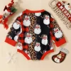 RUEWEY Christmas Newborn Santa Onesie - Image 3