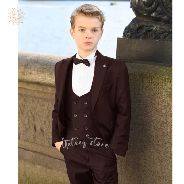 Boy's 3pcs Formal Suits Slim Fit - Image 2