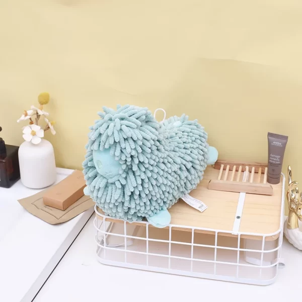Cartoon Seal Chenille Hand-Wiping Plush Toy - Image 7