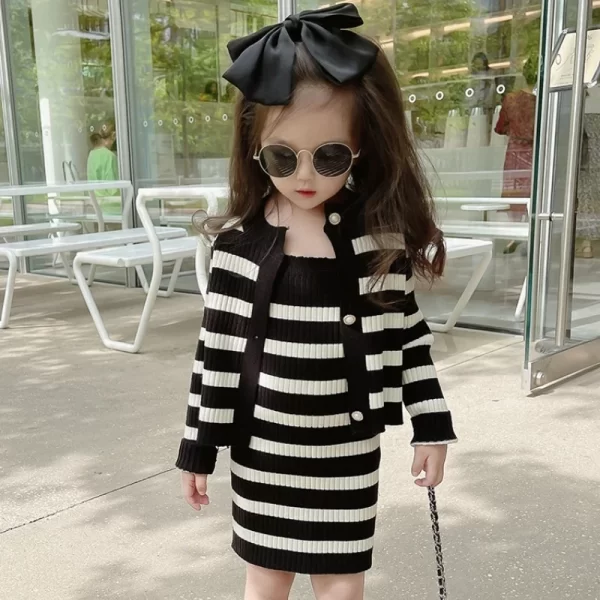 Fall toddler/girl sweaters  knitted set - Image 17