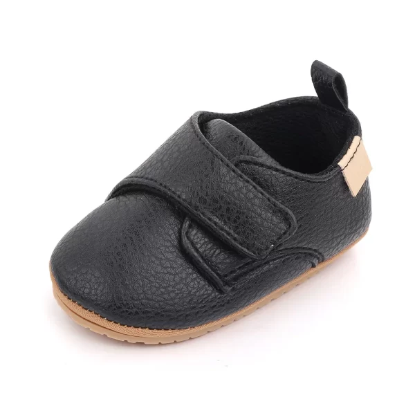 Newborn Leather Rubber Sole Moccasins - Image 12